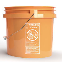 Magic Bucket Wascheimer 3.5 Gal Orange