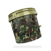 Magic Bucket Wascheimer 3.5 GAL Camouflage Green